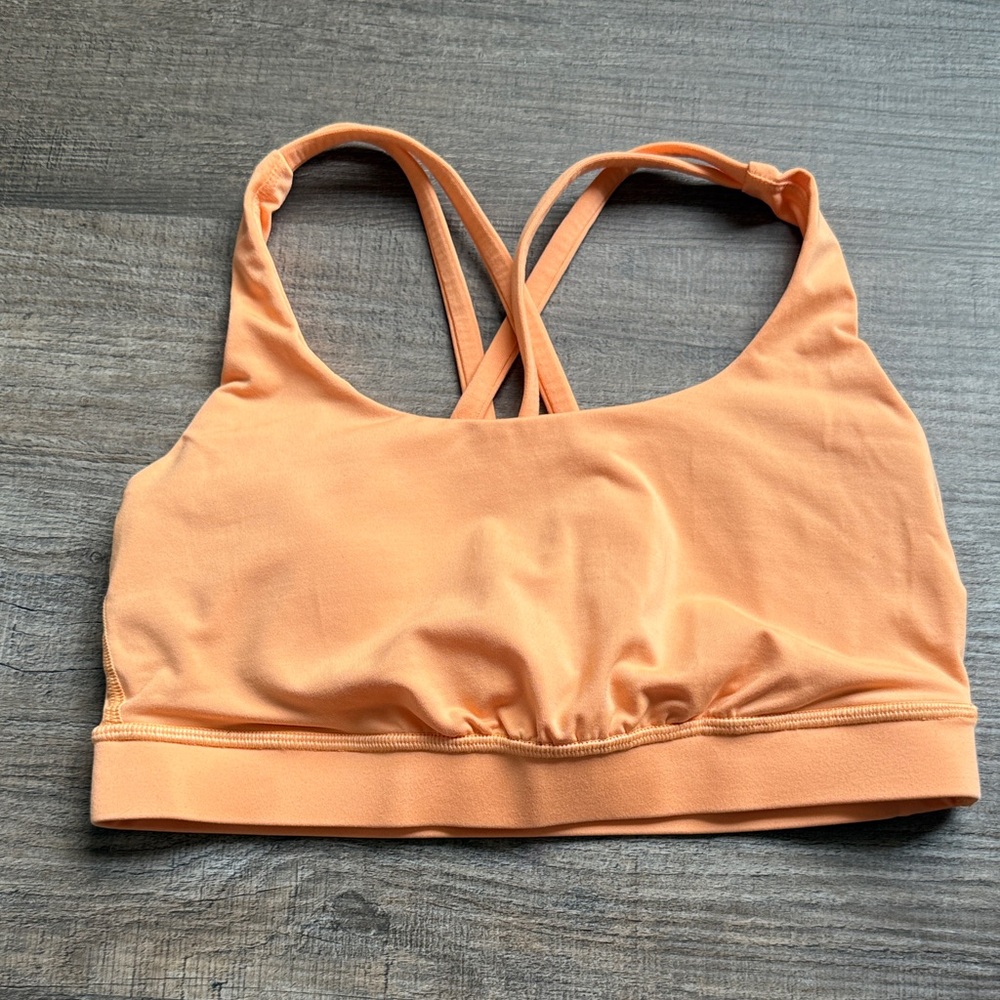 Lululemon Energy Bra Highlight Orange
